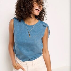 Evereve Vivian Tie Shoulder Tank